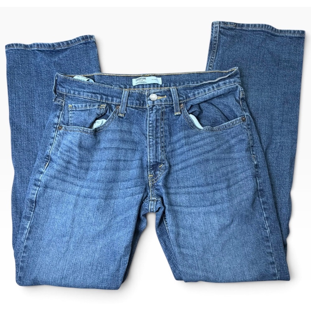 Signature by Levi Strauss Gold Label Relaxed Fit Jeans Mens 32x29 Medium Wash